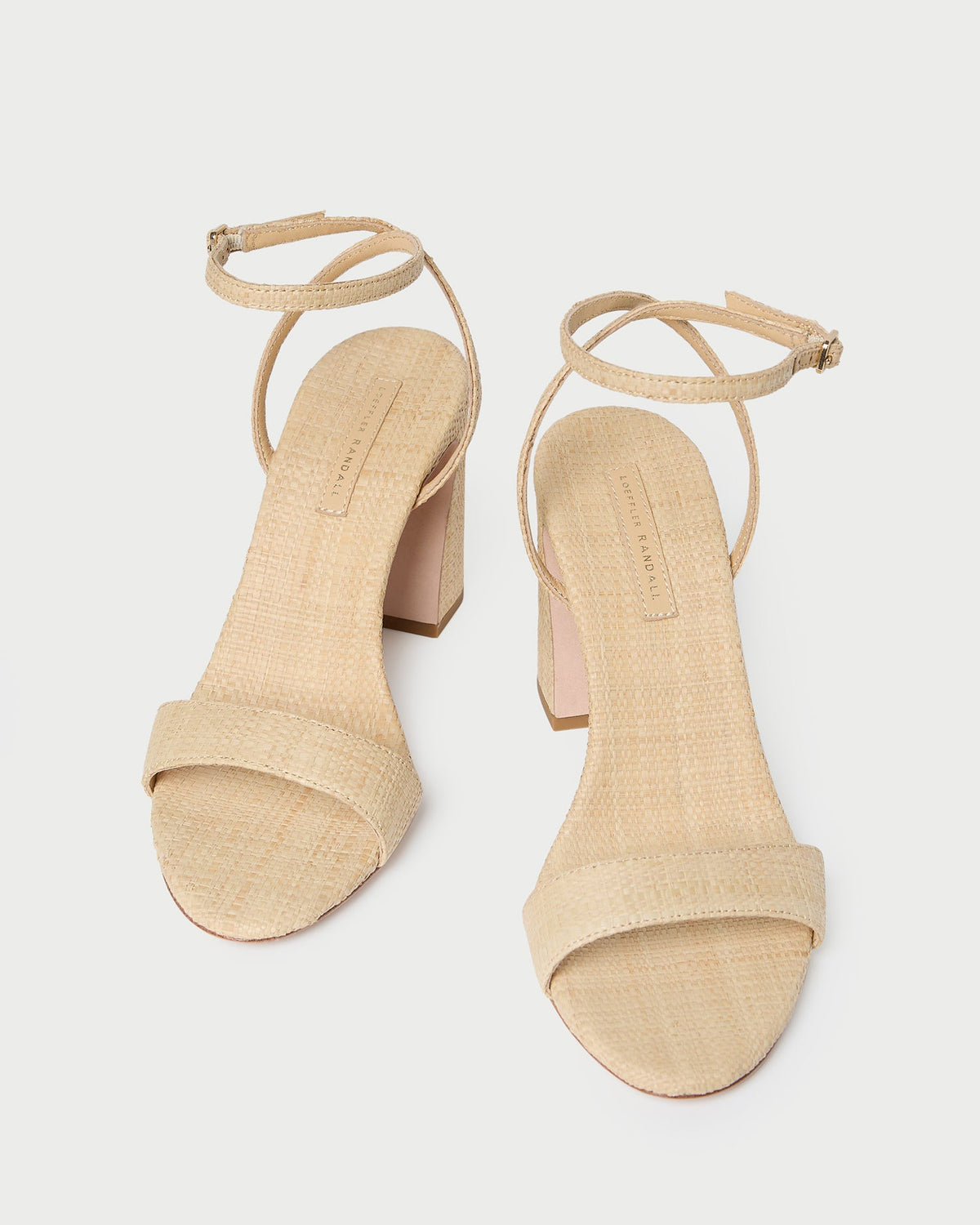 Loeffler Randall Recommended | Malia Natural Curved-Heel Sandal