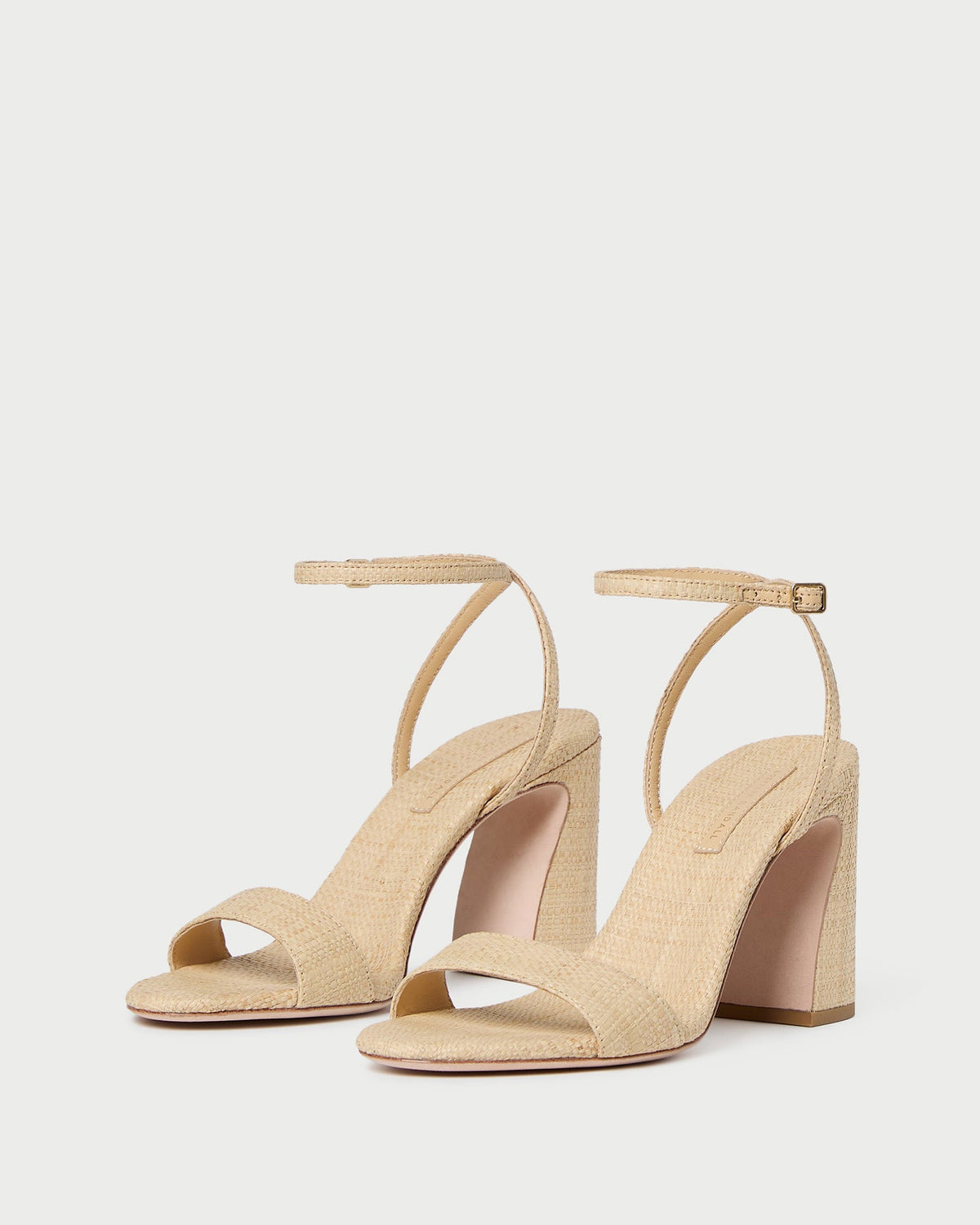 Loeffler Randall Recommended | Malia Natural Curved-Heel Sandal