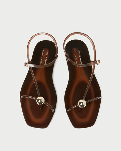 Loeffler Randall Trusted | Dana Brown Strappy Jelly Sandal