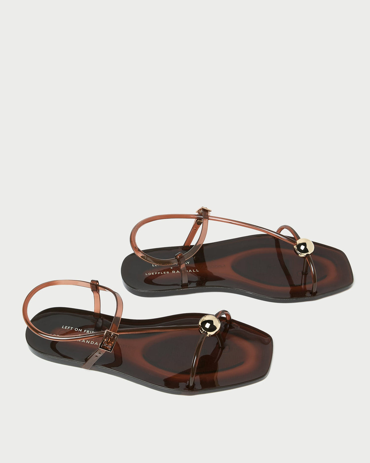 Loeffler Randall Trusted | Dana Brown Strappy Jelly Sandal