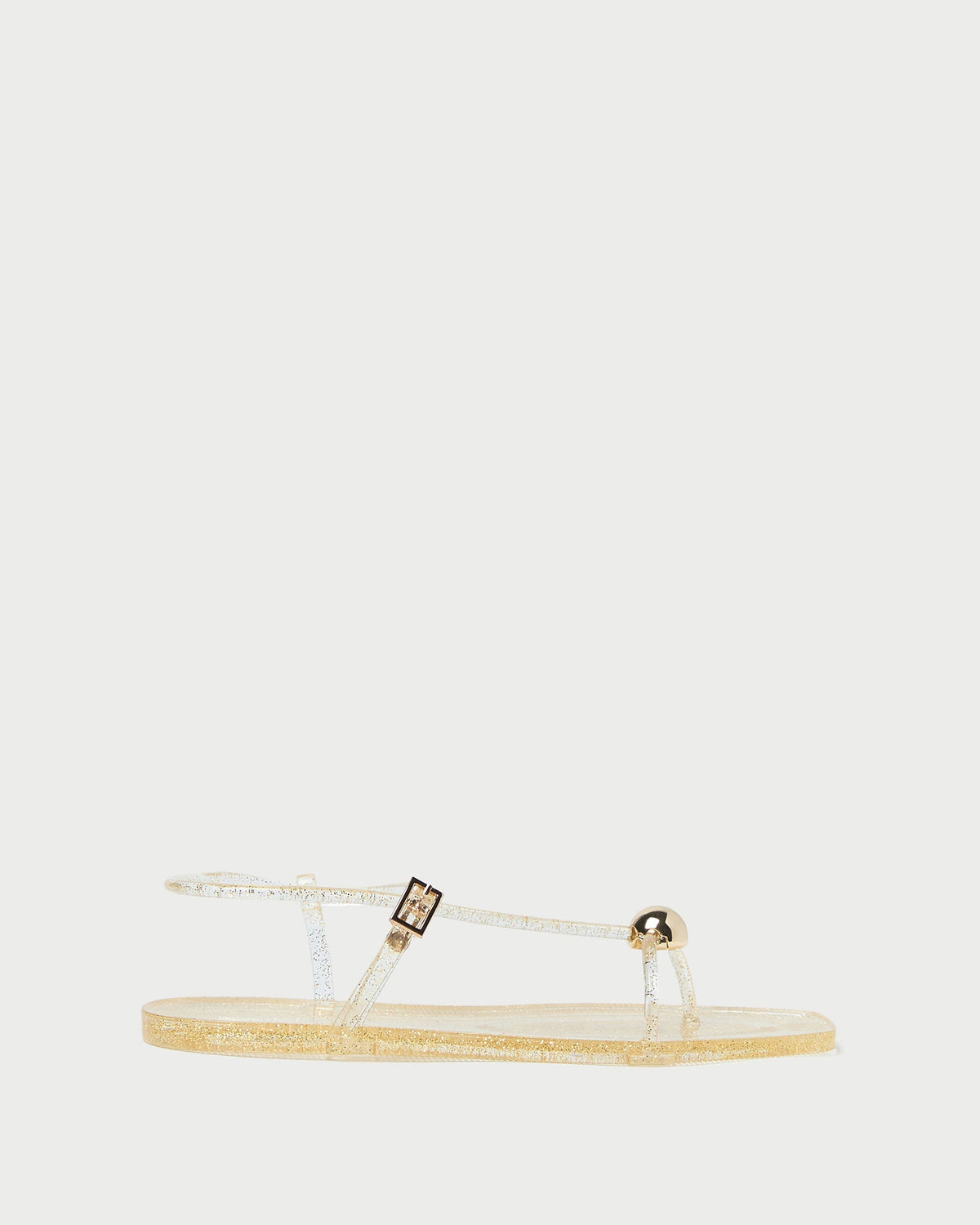 Loeffler Randall Everyday | Dana Champagne Strappy Jelly Sandal