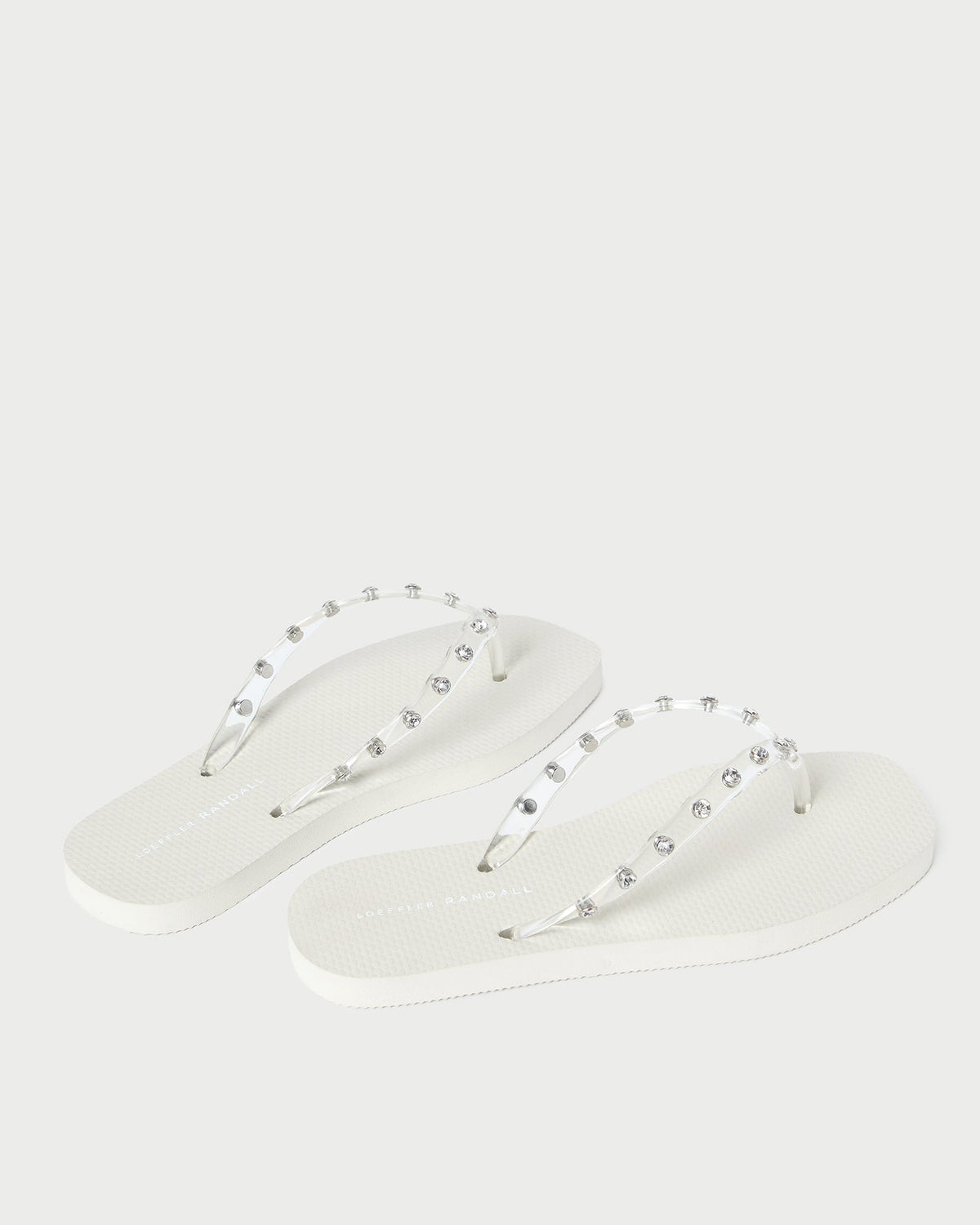 Loeffler Randall Featured | Taryn Cream Jelly Flip Flop