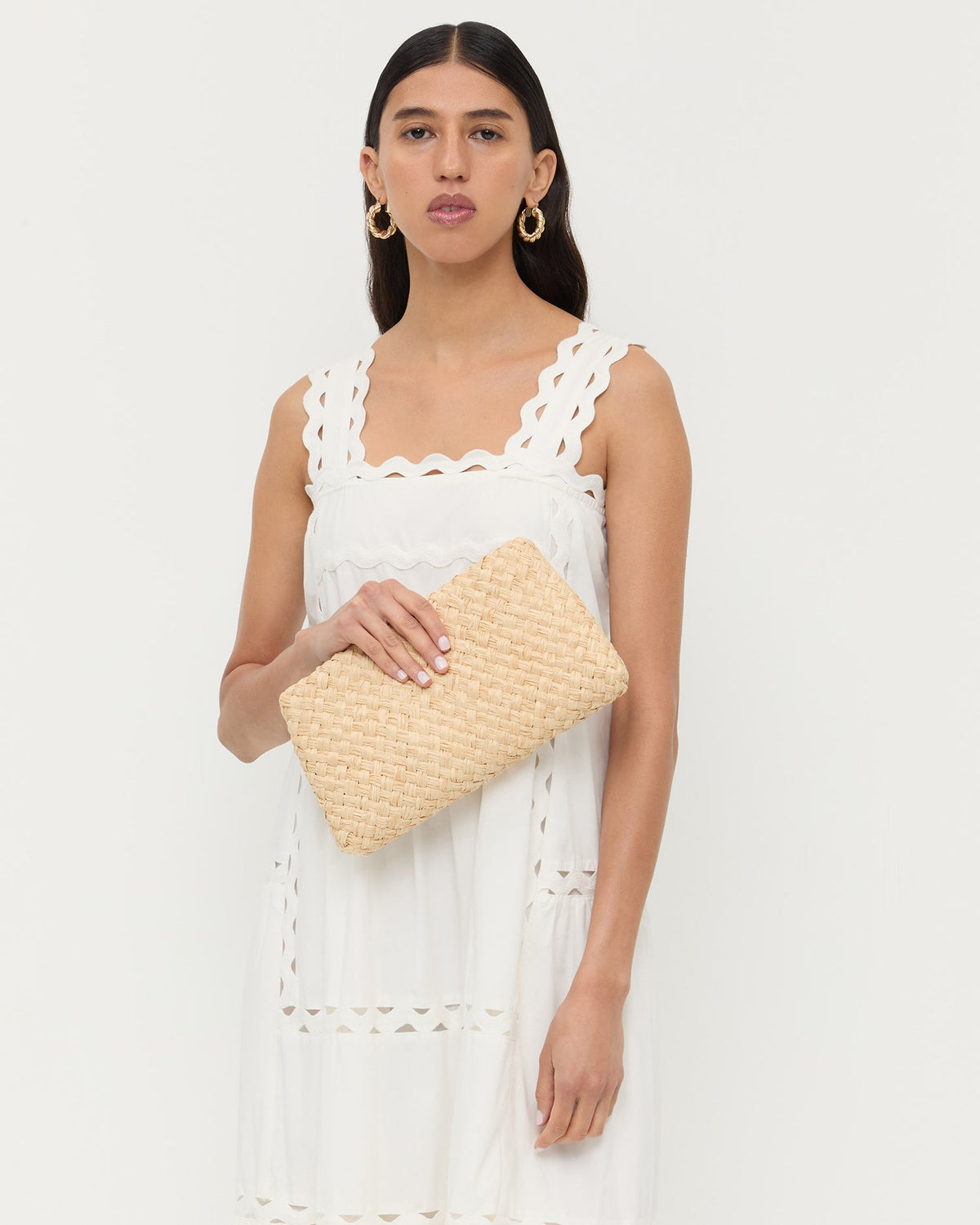 Loeffler Randall Trending | Aviva Natural Woven Straw Bag