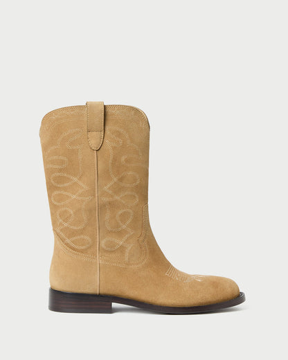 Loeffler Randall Smart Buy | Jett Sand Suede Calf Boot