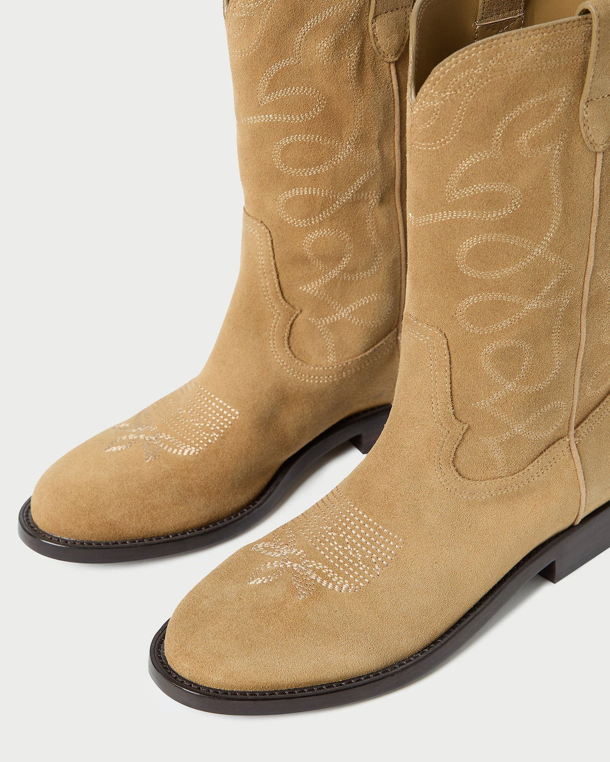 Loeffler Randall Smart Buy | Jett Sand Suede Calf Boot