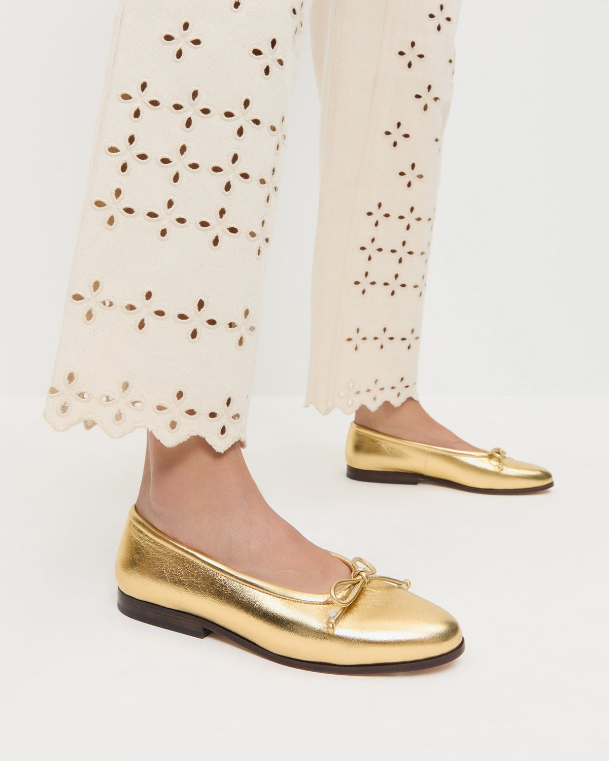 Loeffler Randall Trusted | Noelle Champagne Ballet Flat
