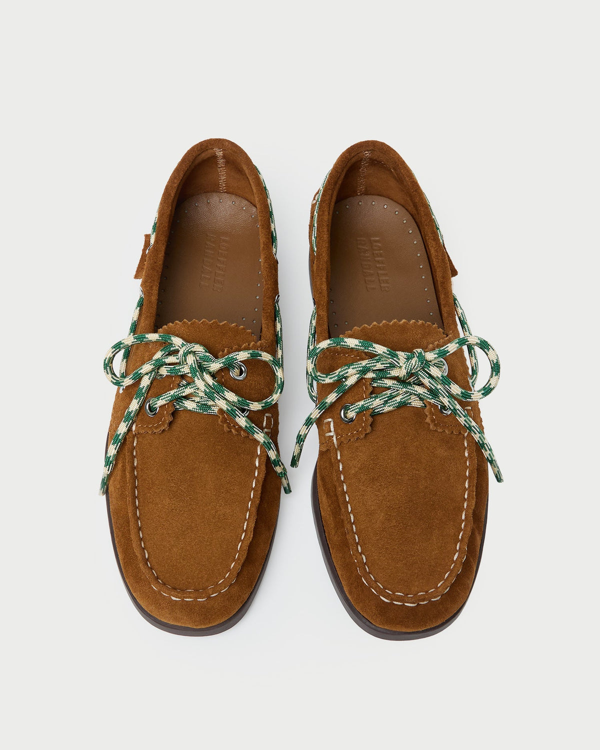Loeffler Randall Signature | Franco Cacao Suede Boat Shoe