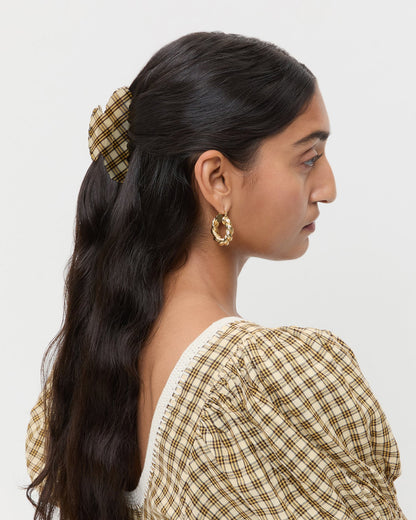 Loeffler Randall Recommended | Yuri Butter Plaid Hair Clip Set