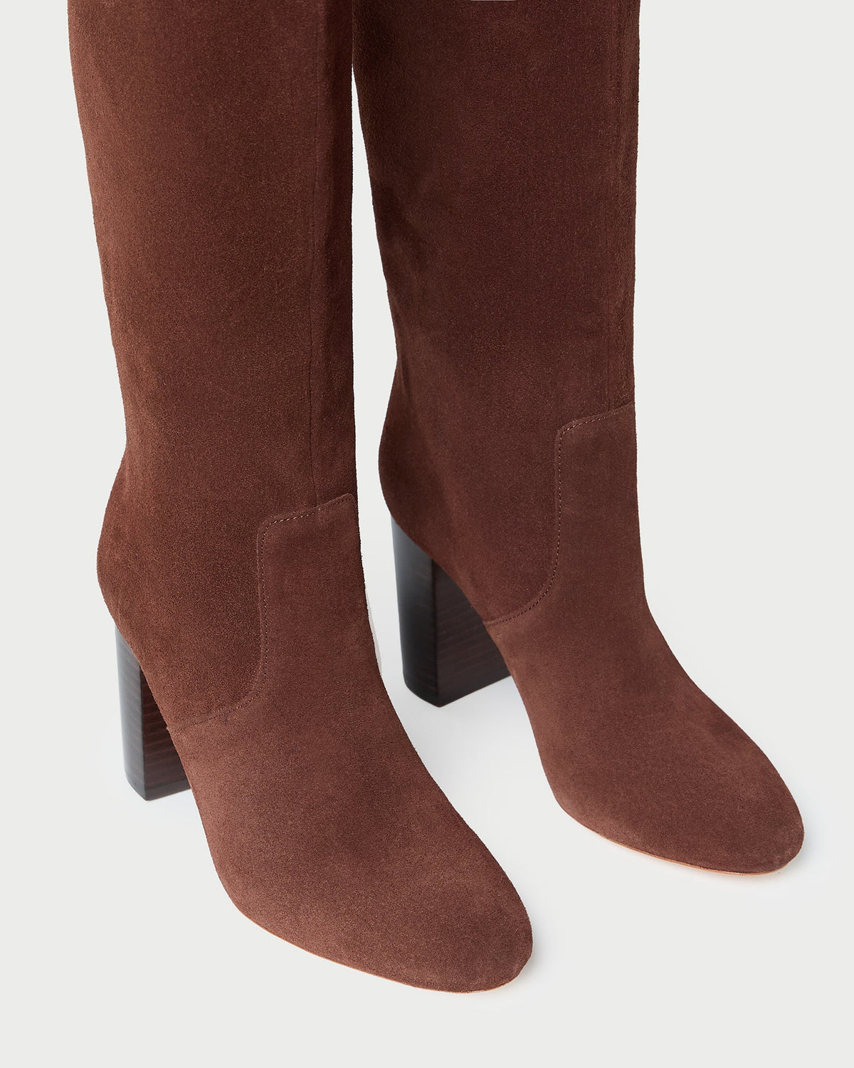Loeffler Randall Discount | Goldy Espresso Suede Tall Boot
