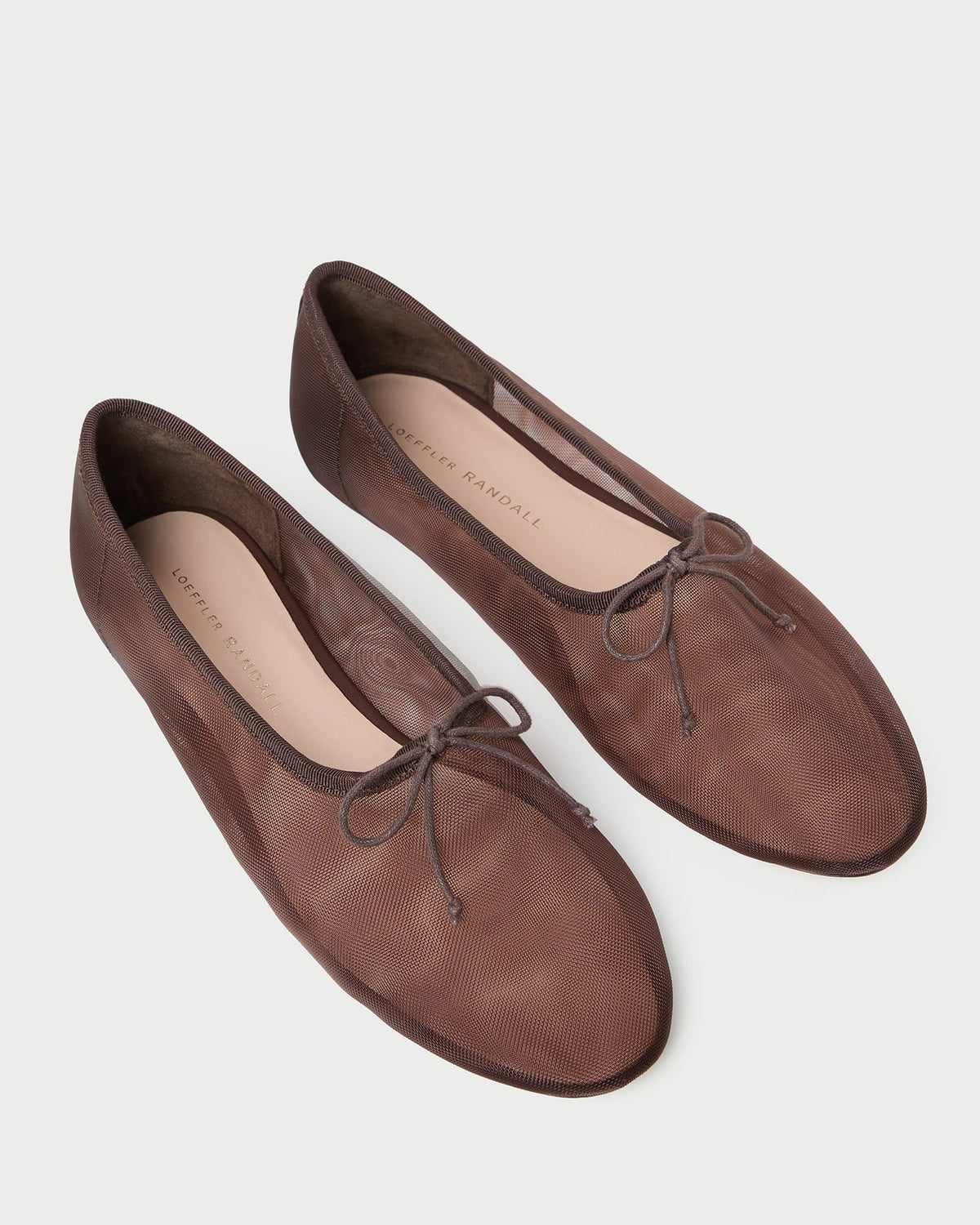 Loeffler Randall Best Seller | Landon Chocolate Mesh Ballet Flat
