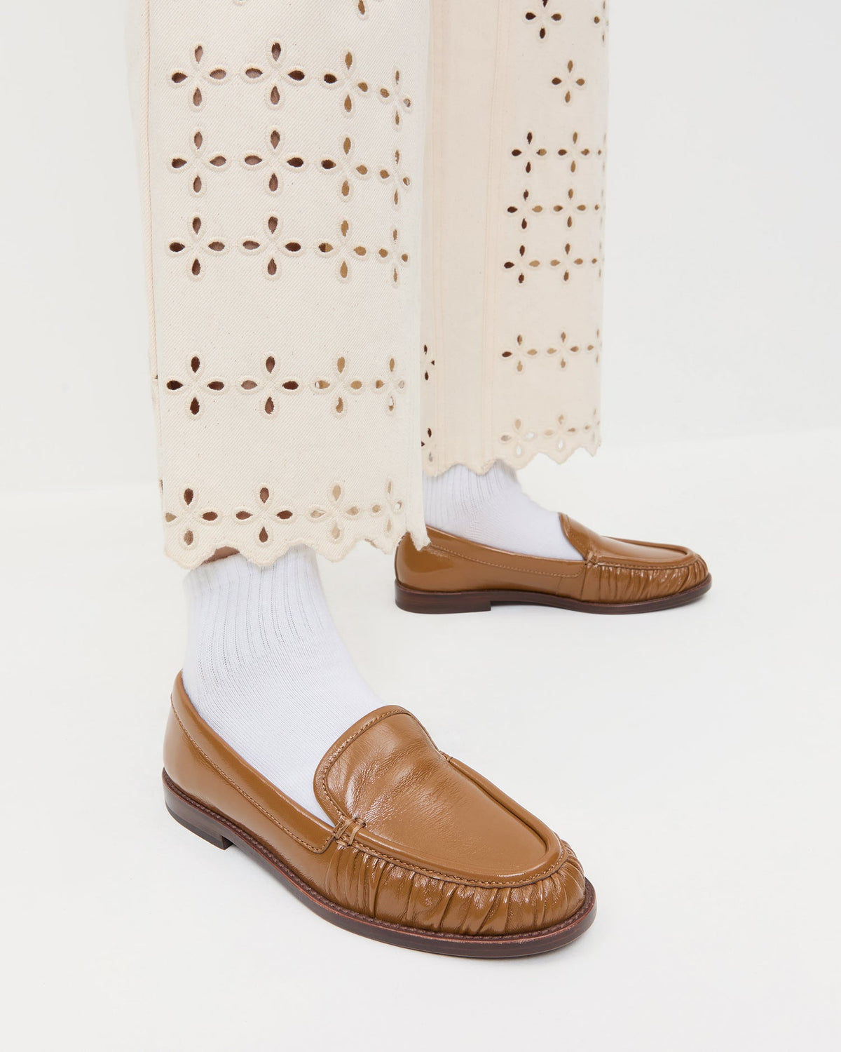 Loeffler Randall Recommended | Lucille Safari Leather Loafer