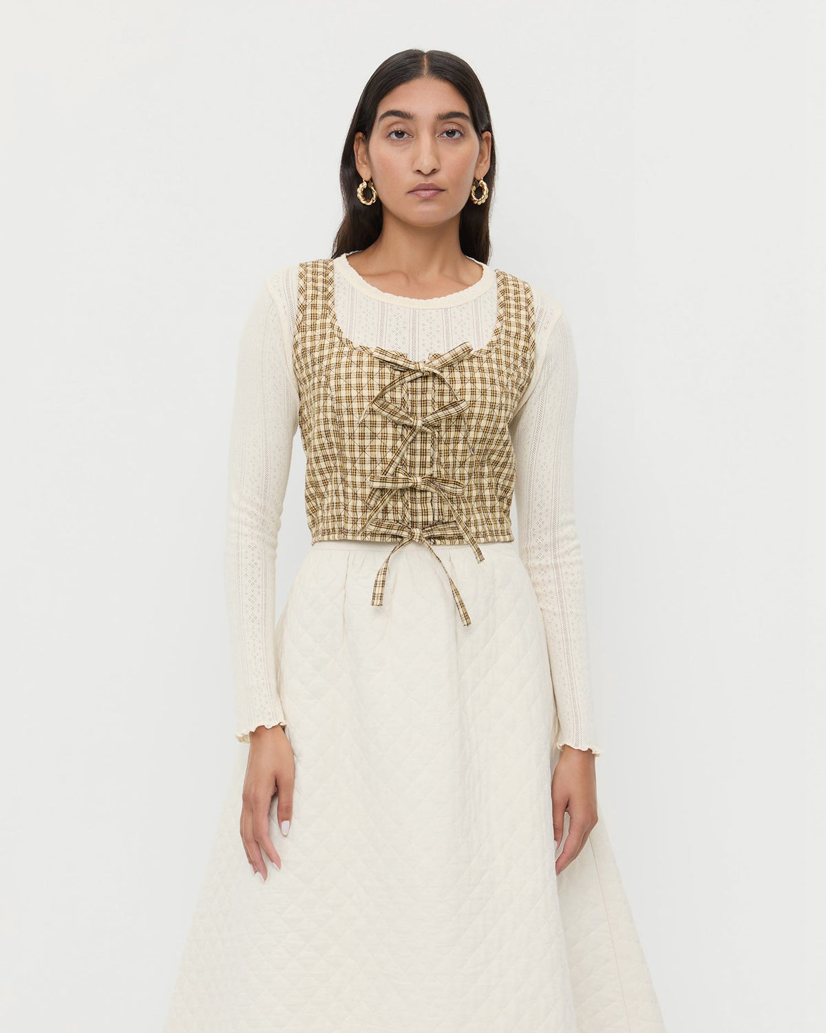 Loeffler Randall Smart Buy | Callista Tie-Front Vest