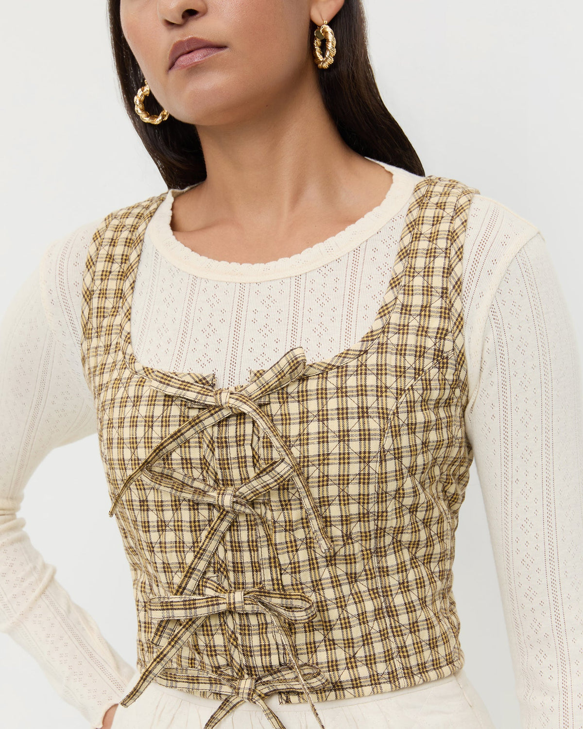 Loeffler Randall Smart Buy | Callista Tie-Front Vest