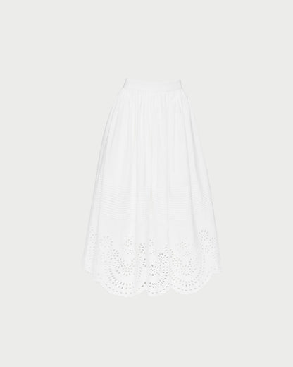 Loeffler Randall Essential | Tinsley Broderie Skirt