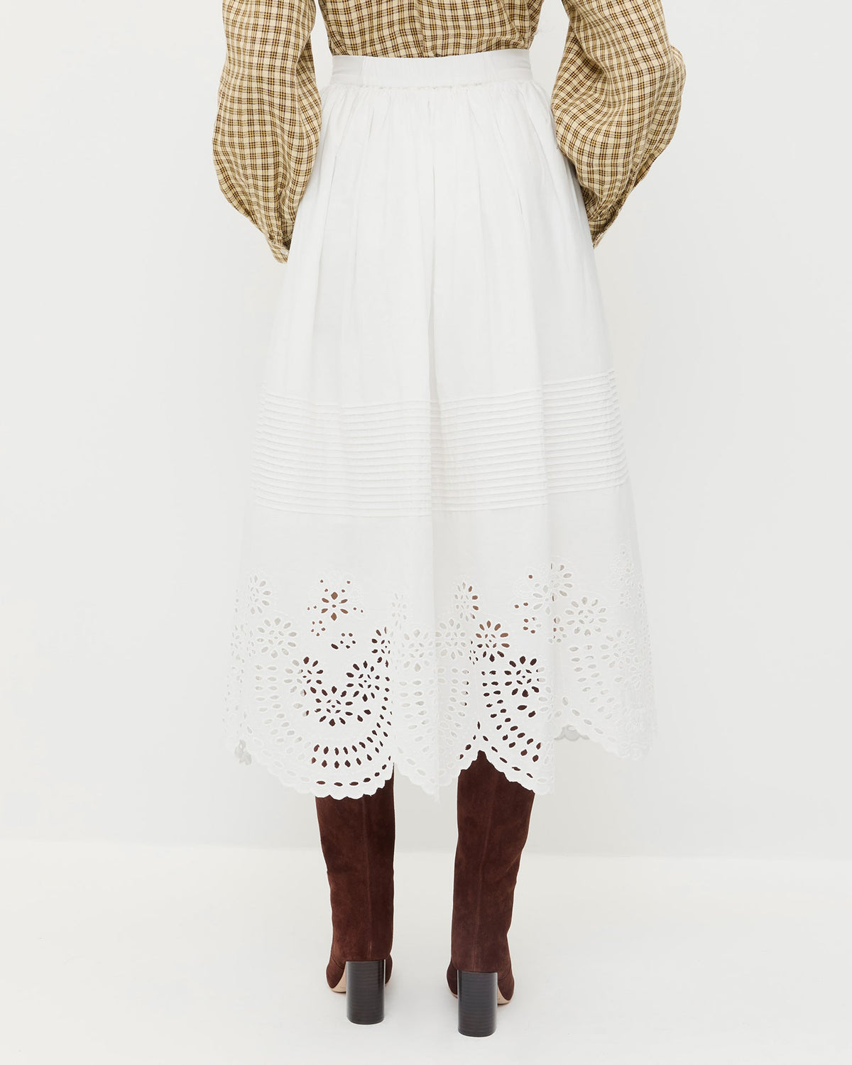 Loeffler Randall Essential | Tinsley Broderie Skirt