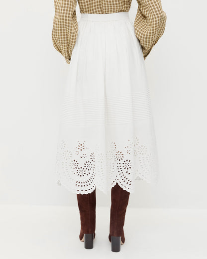 Loeffler Randall Essential | Tinsley Broderie Skirt