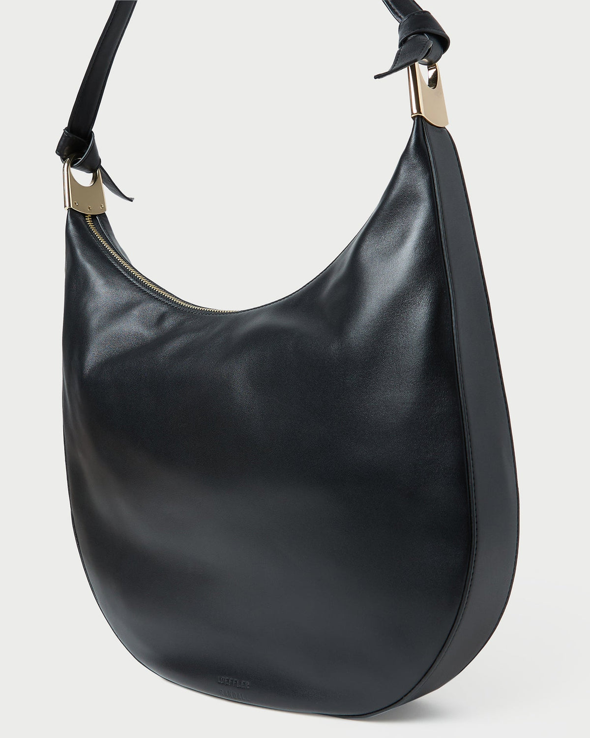 Loeffler Randall Top Pick | Morgan Black Leather Shoulder Bag