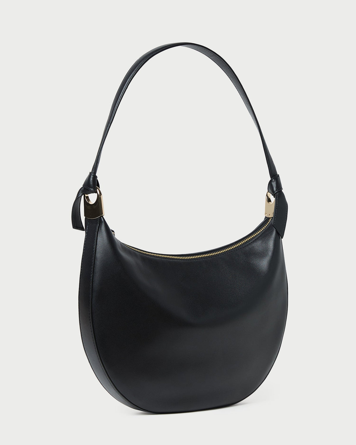 Loeffler Randall Trusted | Harlow Black Leather Shoulder Bag