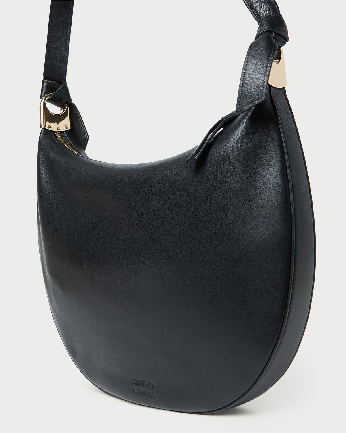 Loeffler Randall Trusted | Harlow Black Leather Shoulder Bag