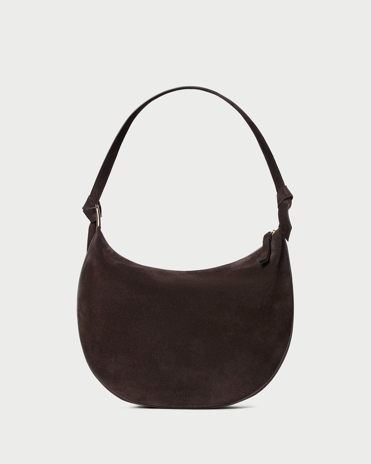 Loeffler Randall Customer Favorite | Harlow Brown Suede Shoulder Bag