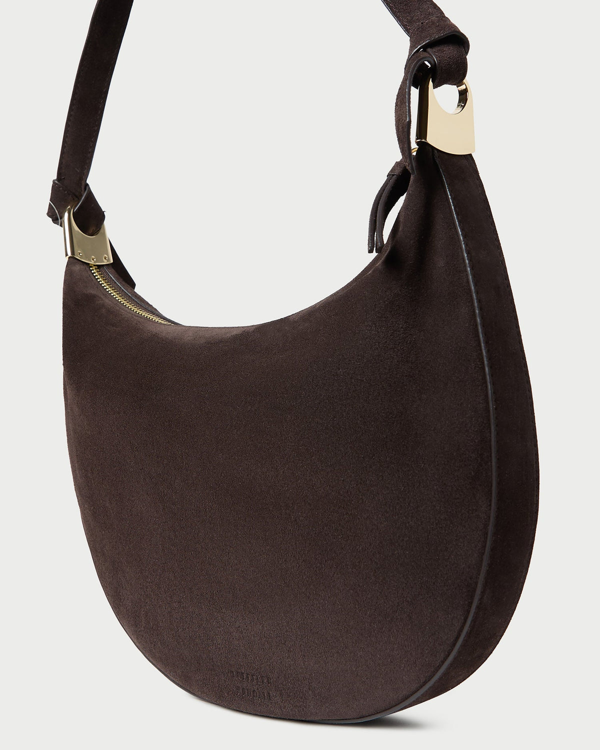 Loeffler Randall Customer Favorite | Harlow Brown Suede Shoulder Bag