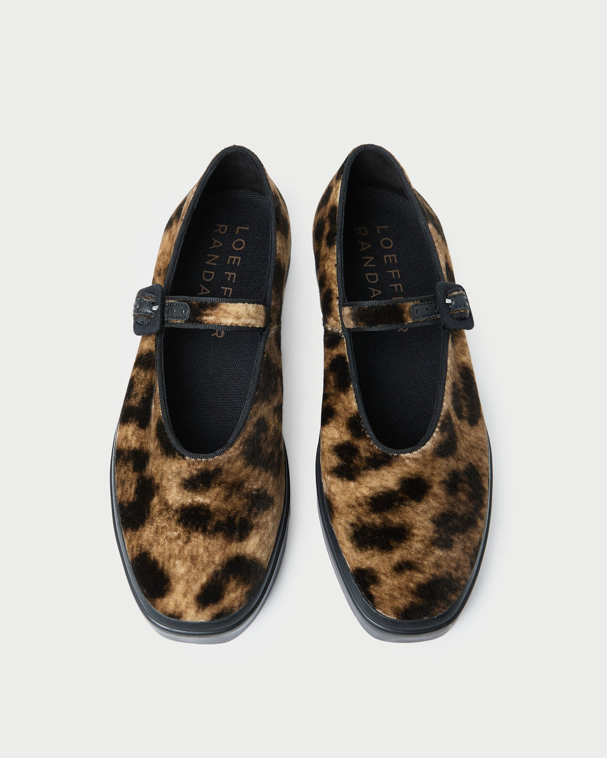 Loeffler Randall Best Seller | Cooper Leopard Velvet Mary Jane Sneaker