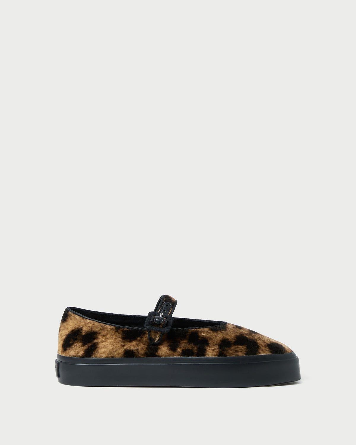 Loeffler Randall Best Seller | Cooper Leopard Velvet Mary Jane Sneaker
