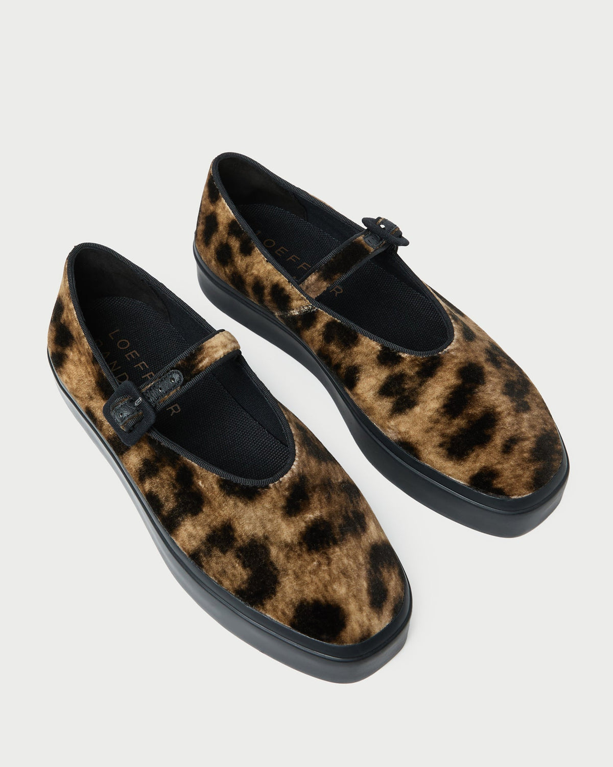 Loeffler Randall Best Seller | Cooper Leopard Velvet Mary Jane Sneaker