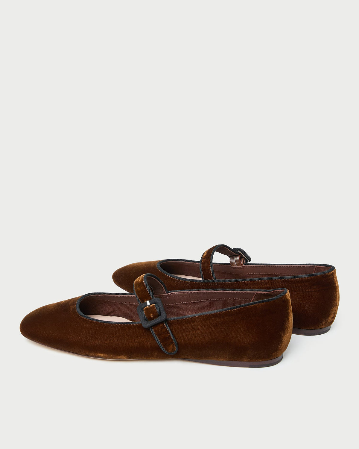 Loeffler Randall Classic | Ginger Brown Velvet Mary Jane