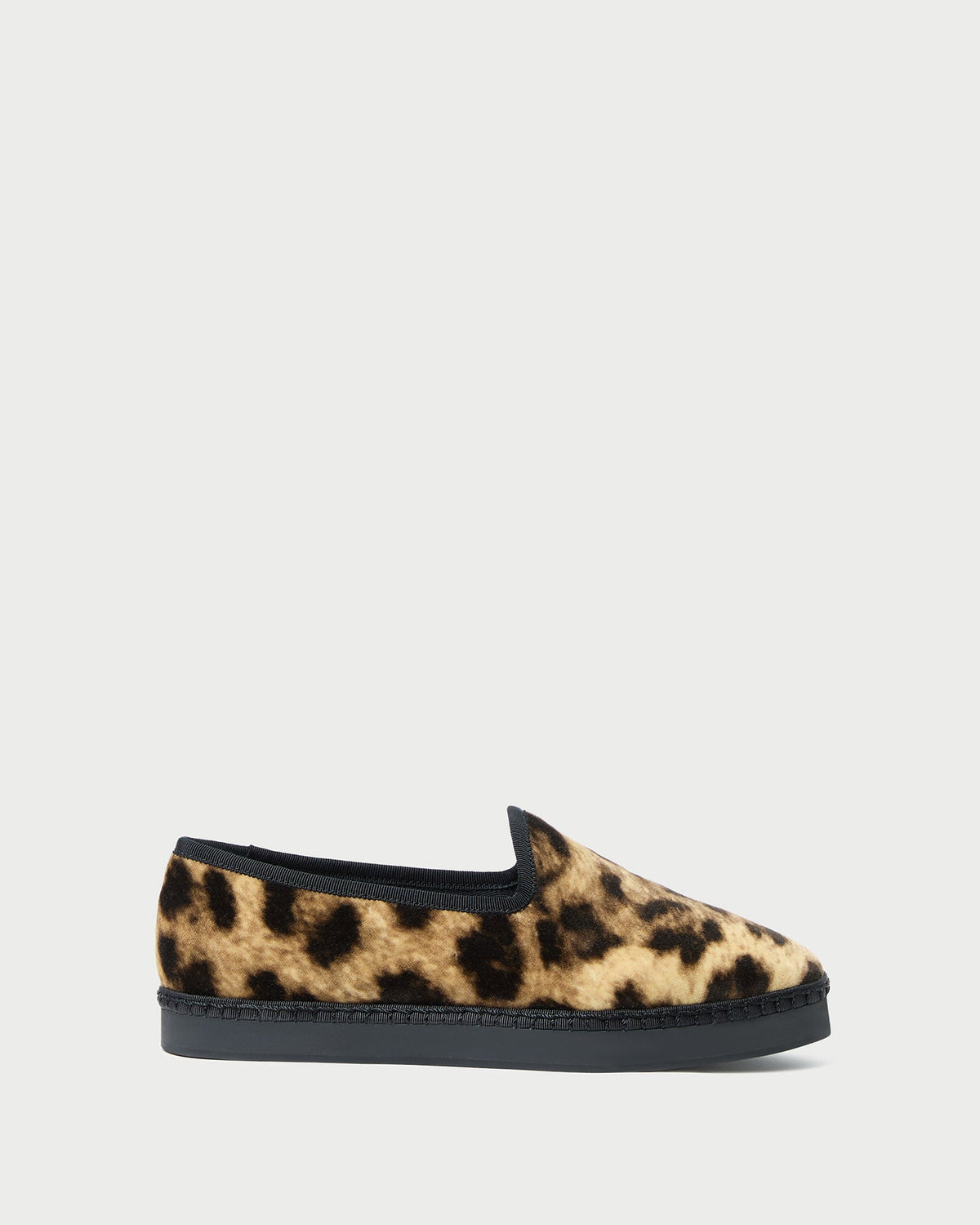Loeffler Randall Great Value | Mattie Leopard Velvet Slip-On Sneaker