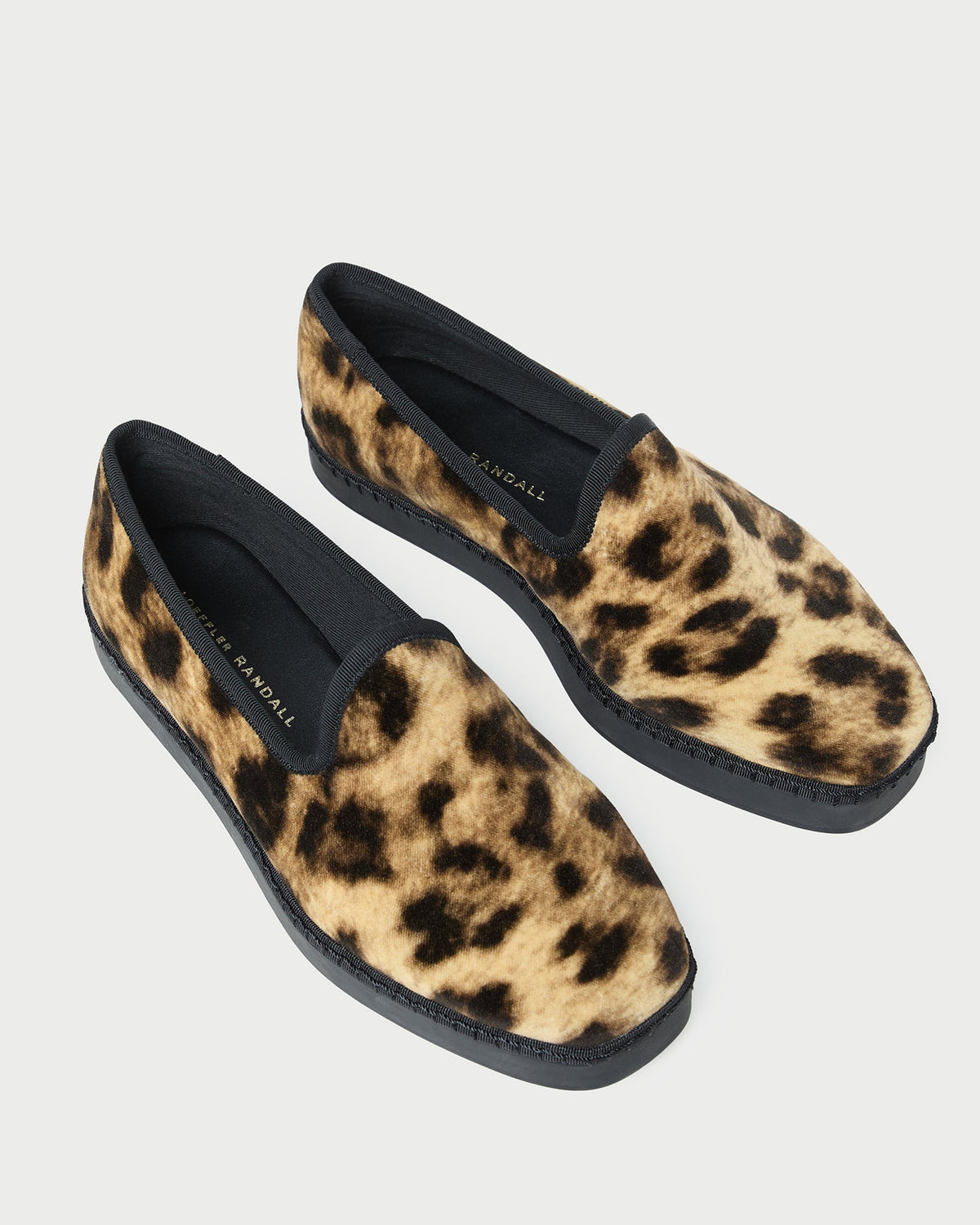 Loeffler Randall Great Value | Mattie Leopard Velvet Slip-On Sneaker