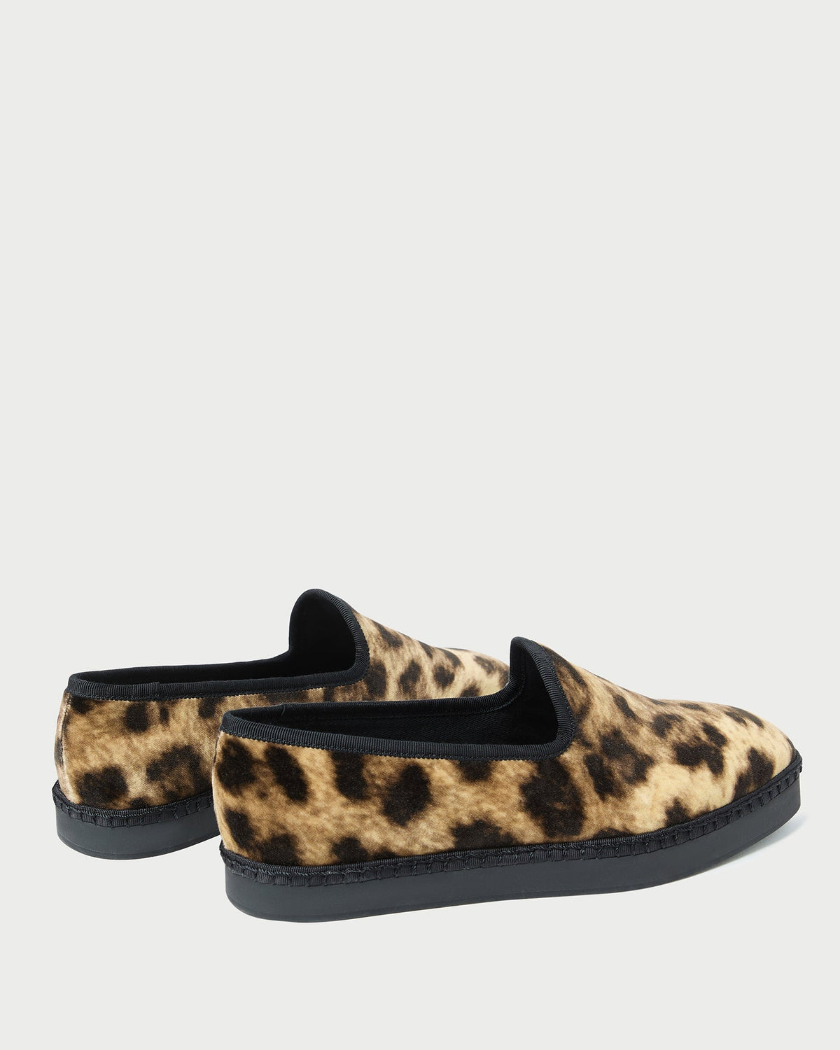Loeffler Randall Great Value | Mattie Leopard Velvet Slip-On Sneaker