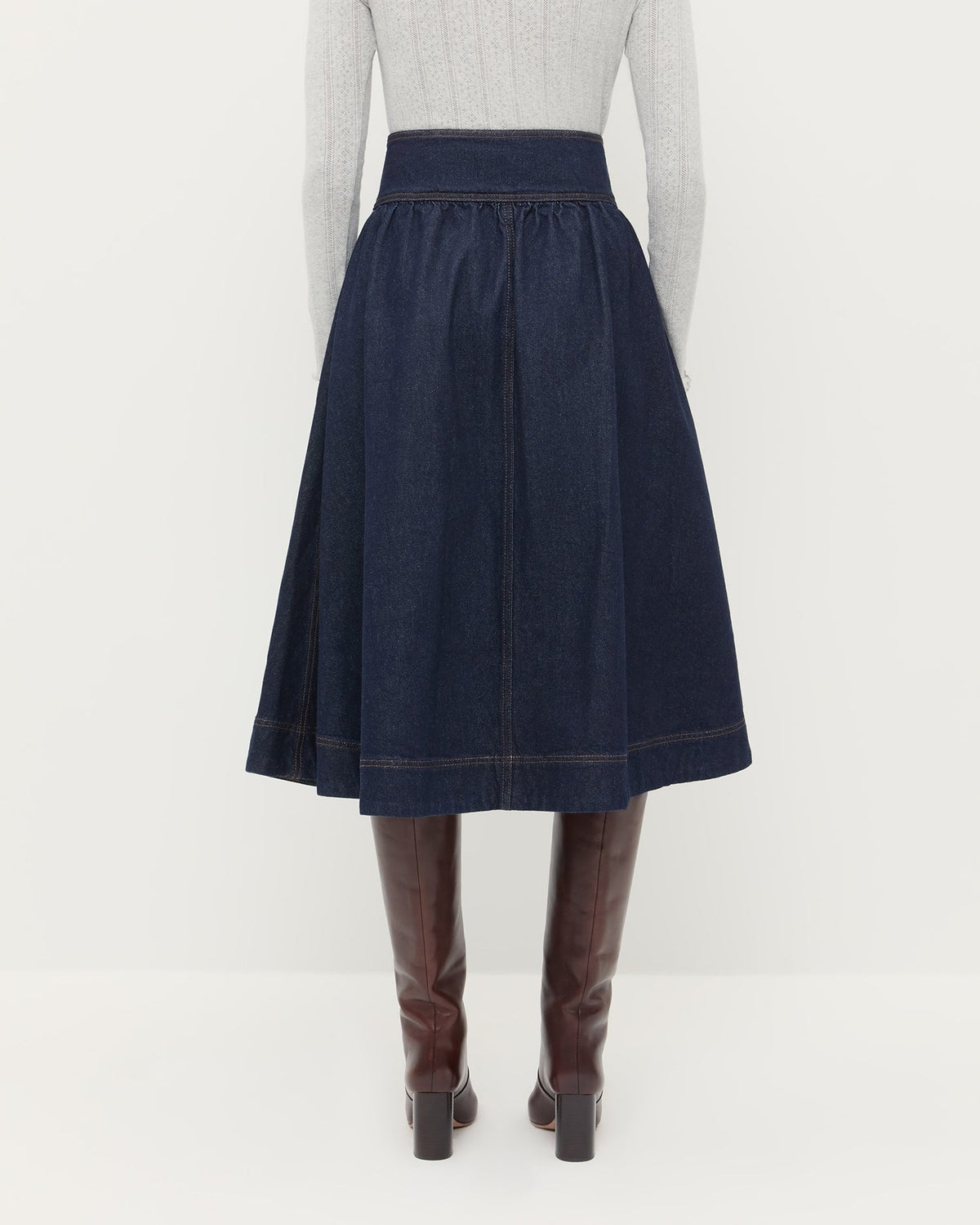 Loeffler Randall Essential | Ruthie Denim Skirt