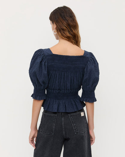 Loeffler Randall Exclusive | Nicola Smocked Blouse