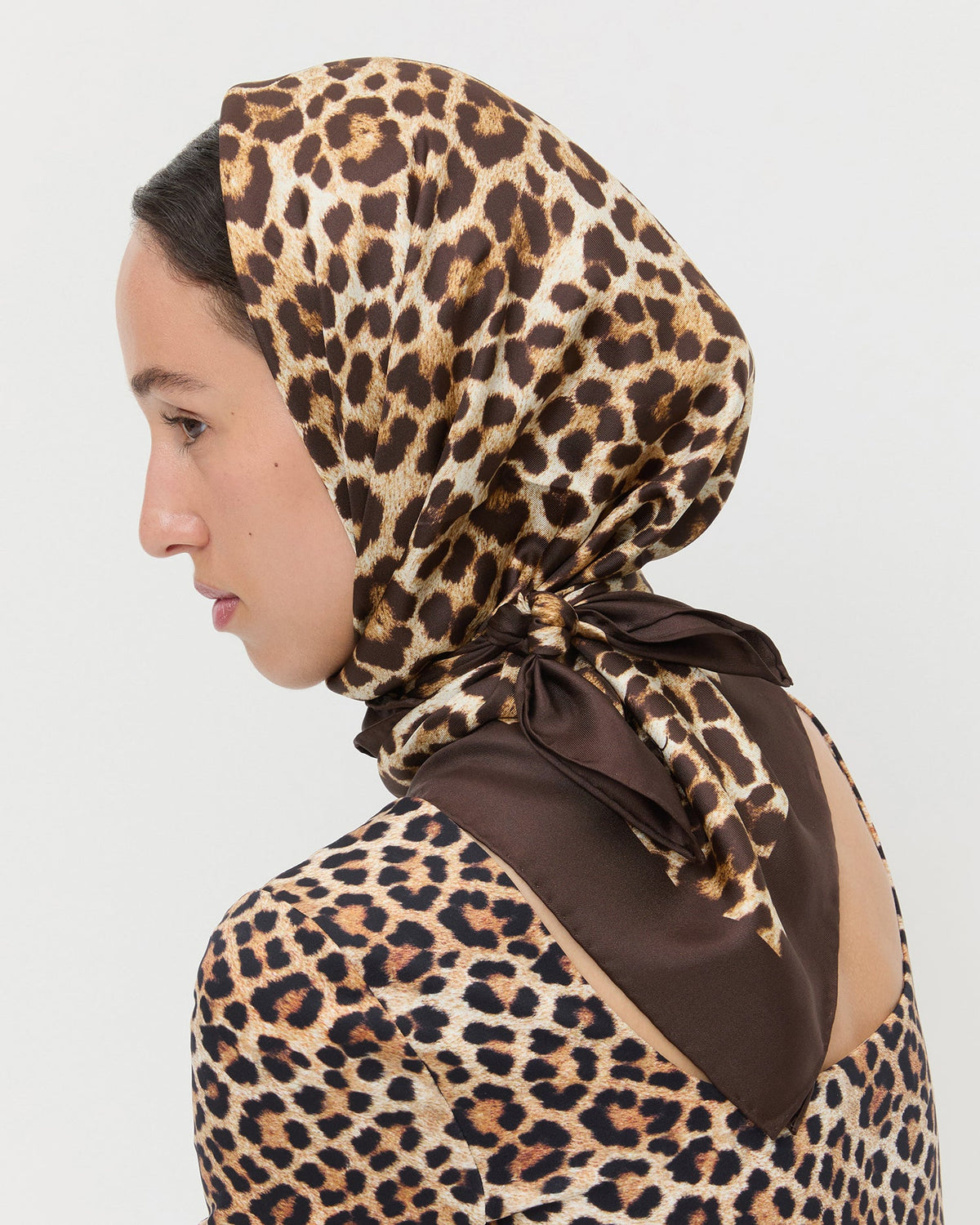 Loeffler Randall Best Seller | Beverly Leopard Silk Scarf