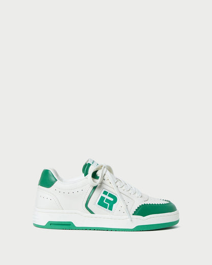 Loeffler Randall New | Topspin Cream/Green Court Sneaker