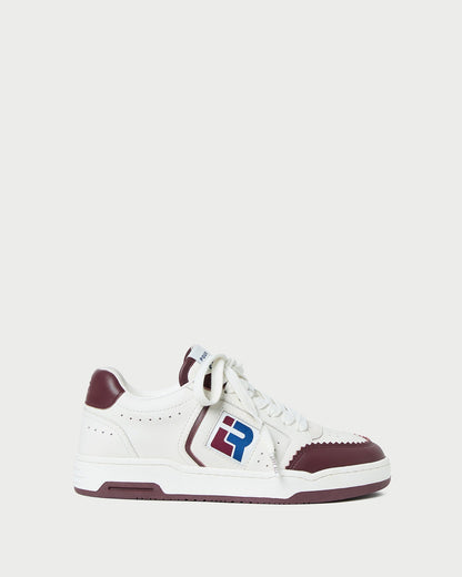 Loeffler Randall Exclusive | Topspin Cream/Maroon Court Sneaker