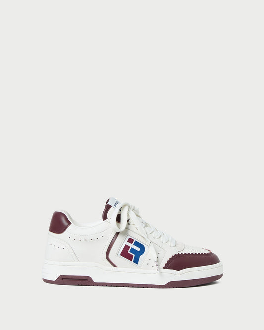 Loeffler Randall Exclusive | Topspin Cream/Maroon Court Sneaker