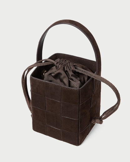 Loeffler Randall Popular | Laith Brown Suede Bucket Bag