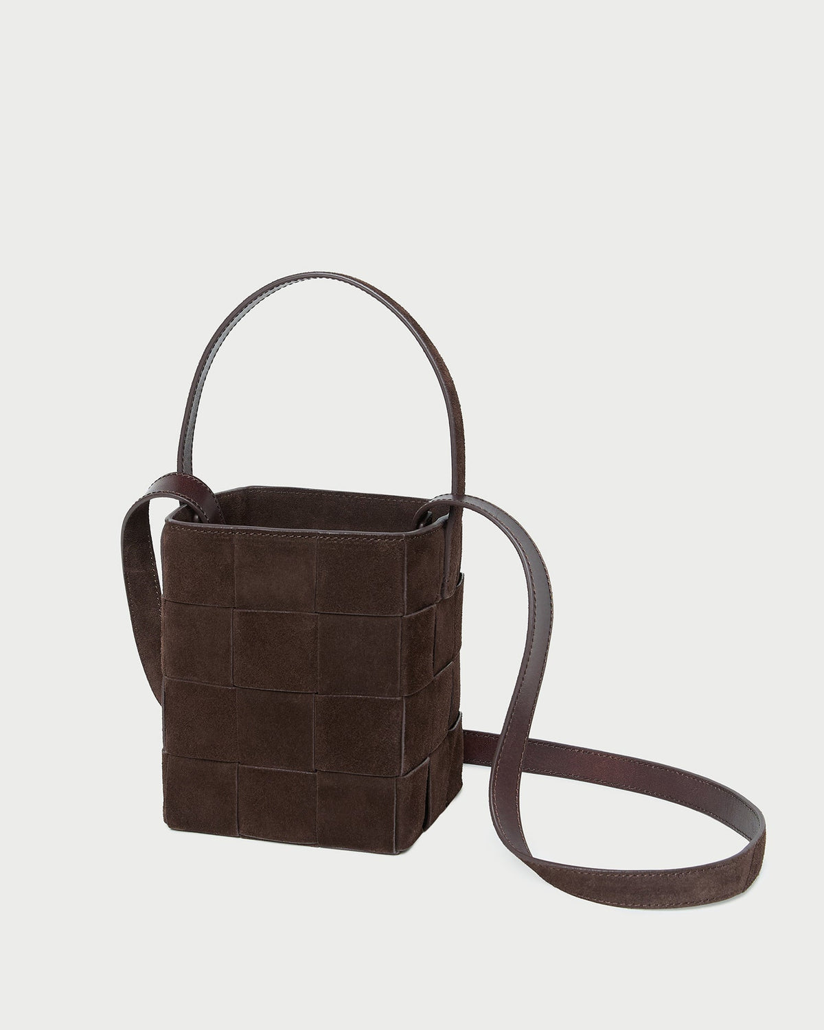 Loeffler Randall Popular | Laith Brown Suede Bucket Bag