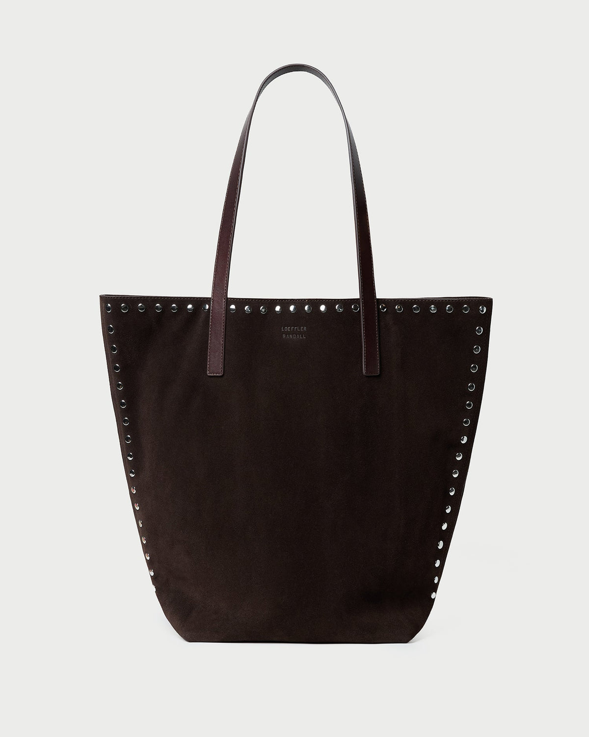 Loeffler Randall Sale | Walker Brown/Silver Suede Tote