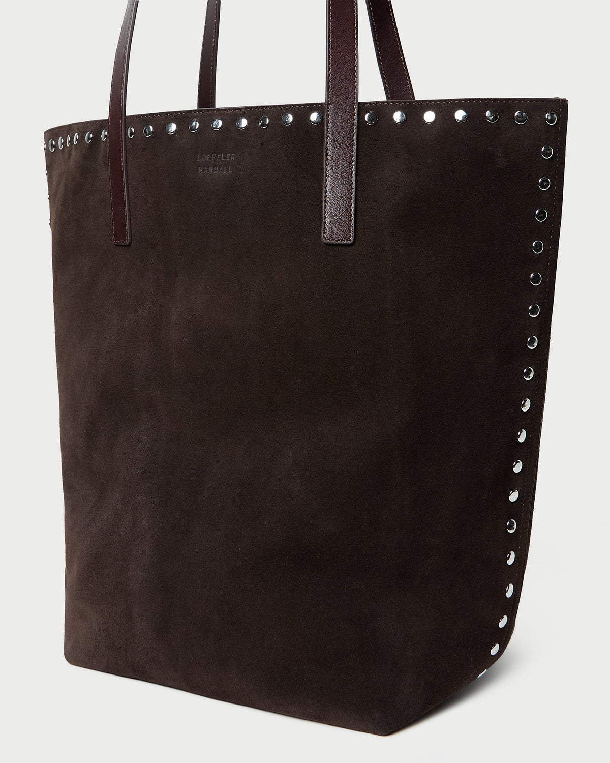 Loeffler Randall Sale | Walker Brown/Silver Suede Tote