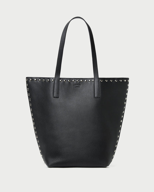Loeffler Randall Trending | Walker Black/Silver Leather Tote
