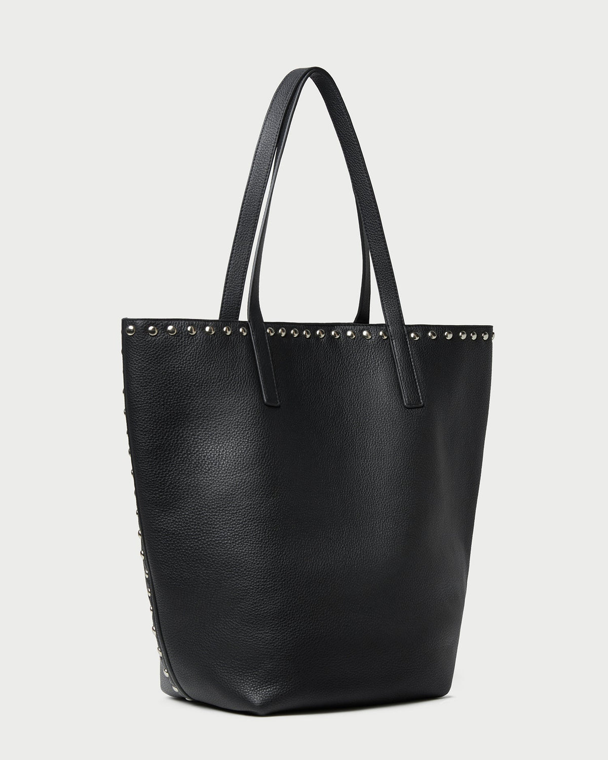 Loeffler Randall Trending | Walker Black/Silver Leather Tote