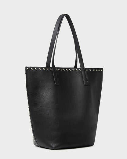 Loeffler Randall Trending | Walker Black/Silver Leather Tote