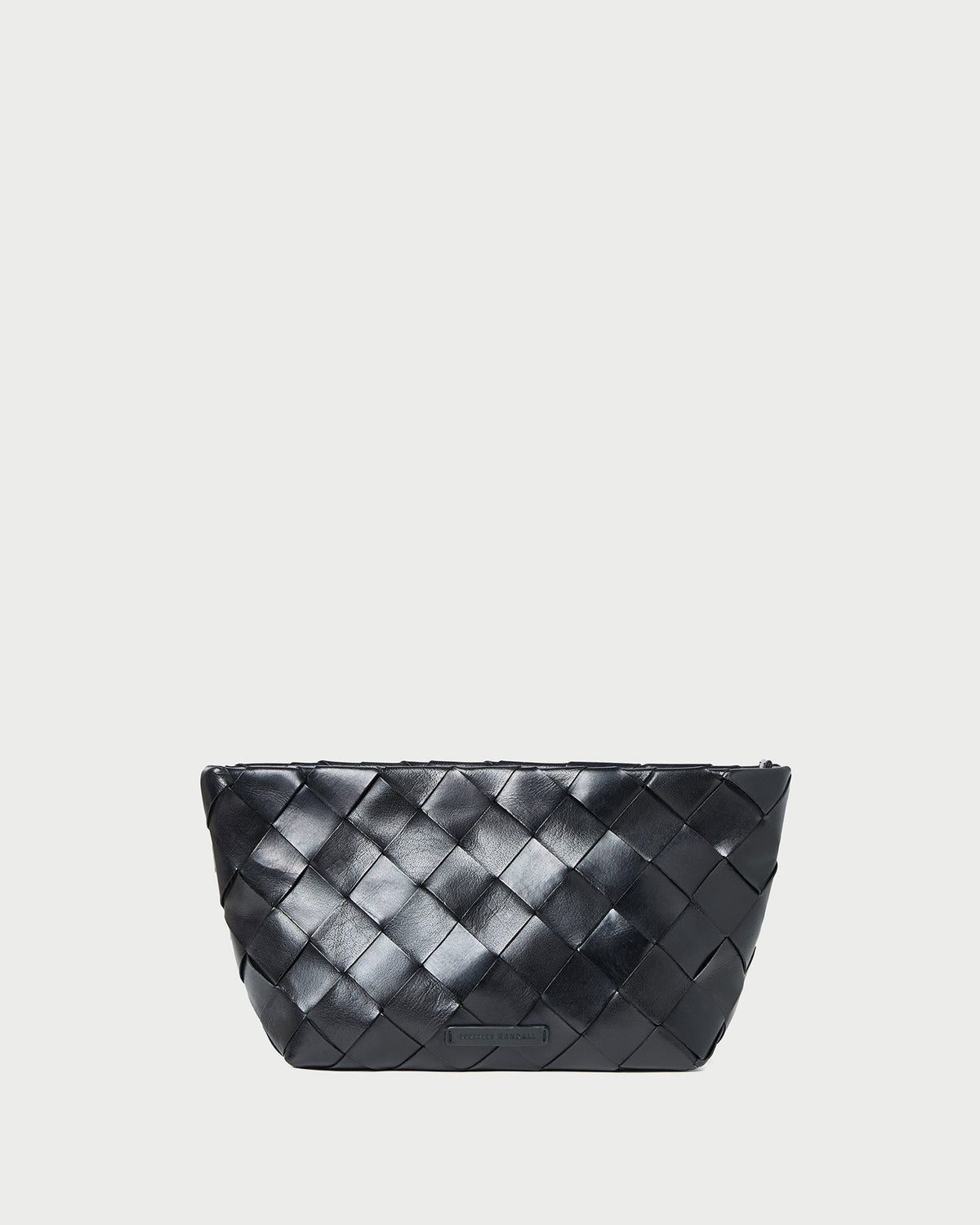 Loeffler Randall Smart Buy | Melina Black Woven Leather Clutch