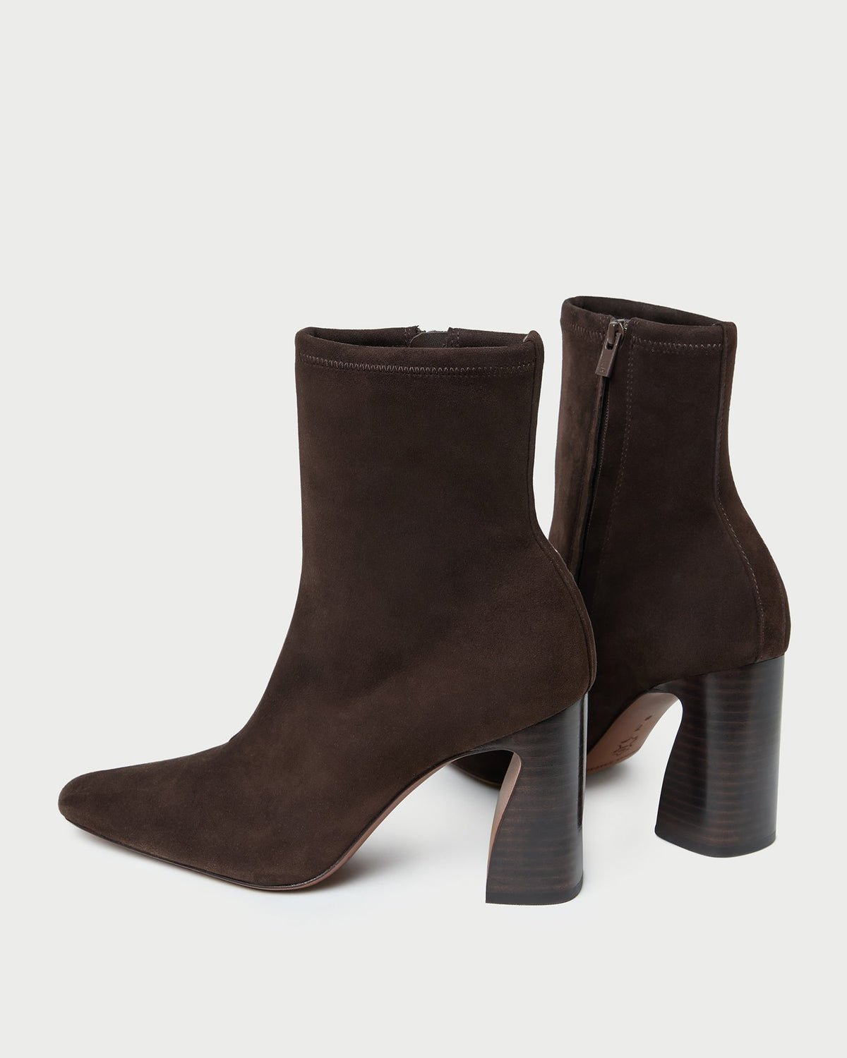 Loeffler Randall Essential | Chloe Brown Suede Ankle Boot
