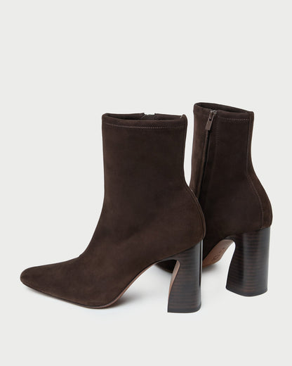Loeffler Randall Essential | Chloe Brown Suede Ankle Boot