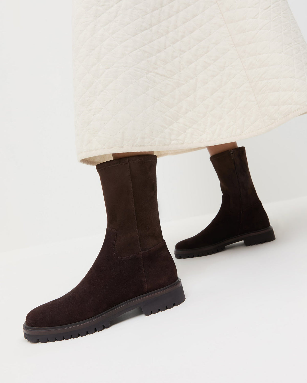 Loeffler Randall Value | Danny Brown Suede Lug Boot