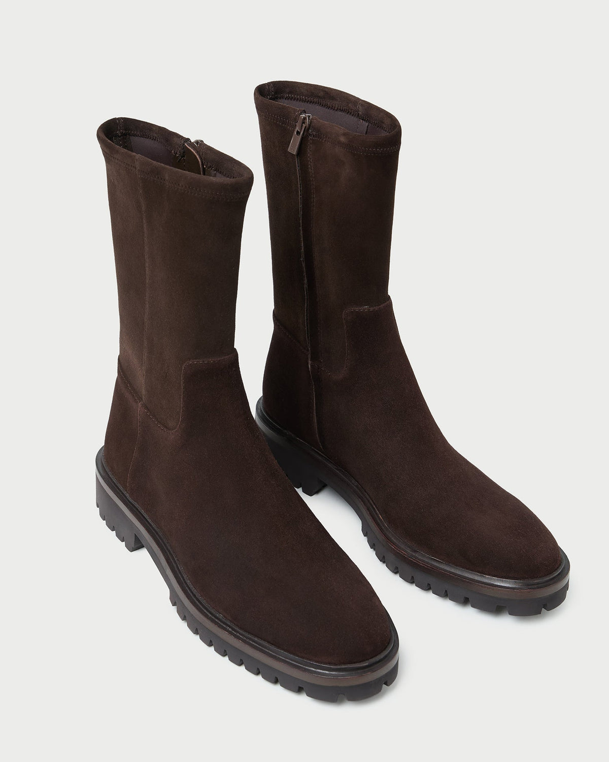 Loeffler Randall Value | Danny Brown Suede Lug Boot